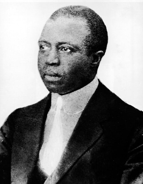 Scott Joplin, Father of Ragtime, 1912 (public domain)