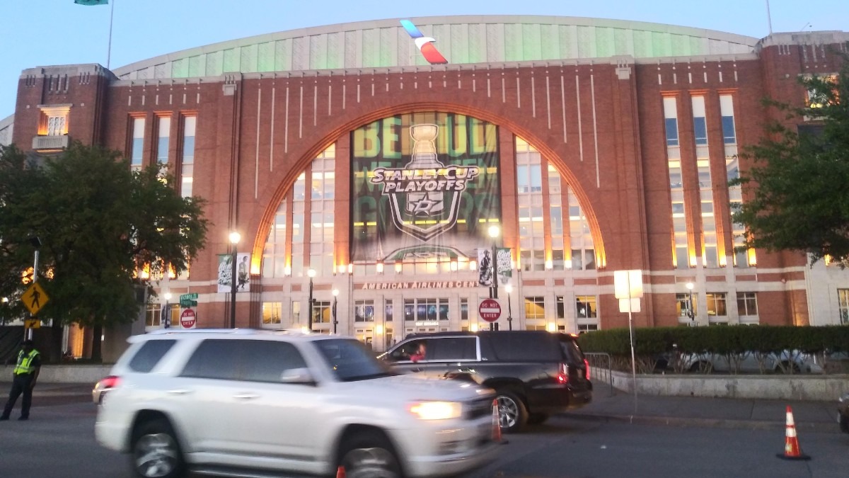 American Airlines Center arena in Dallas, Texas