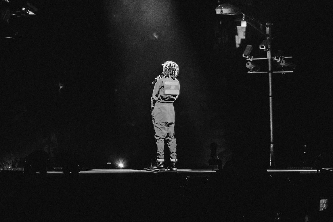 J. Cole performing live in 2017
