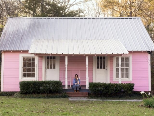 Kacey Musgraves' pink childhood home in Golden, Texas
