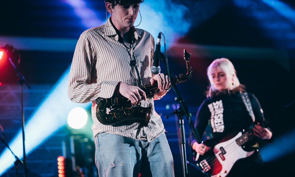 Black Country, New Road performing live before their Dallas show at Longhorn Ballroom
