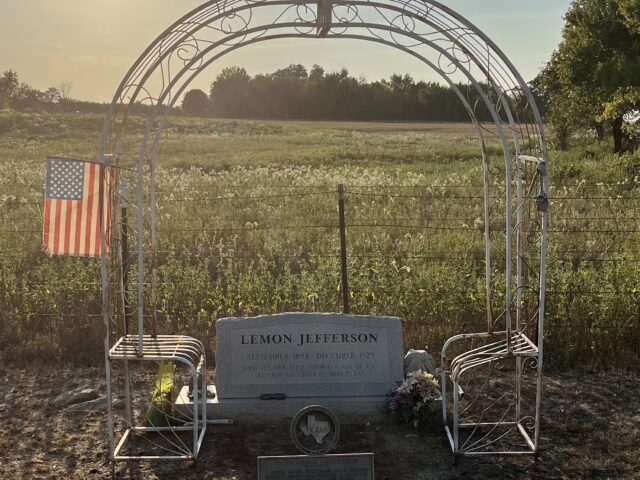 Wortham: Blind Lemon Memorial Cemetery