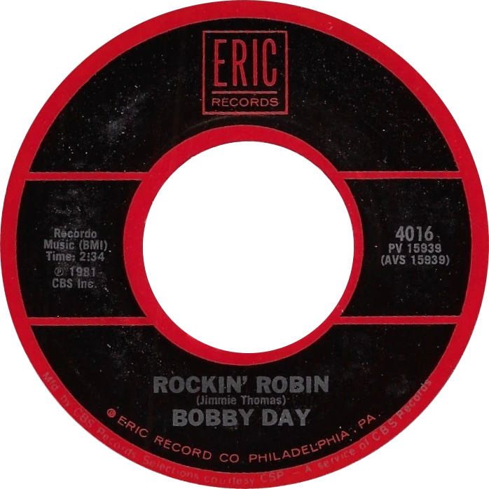 Bobby Day Rockin Robin record label