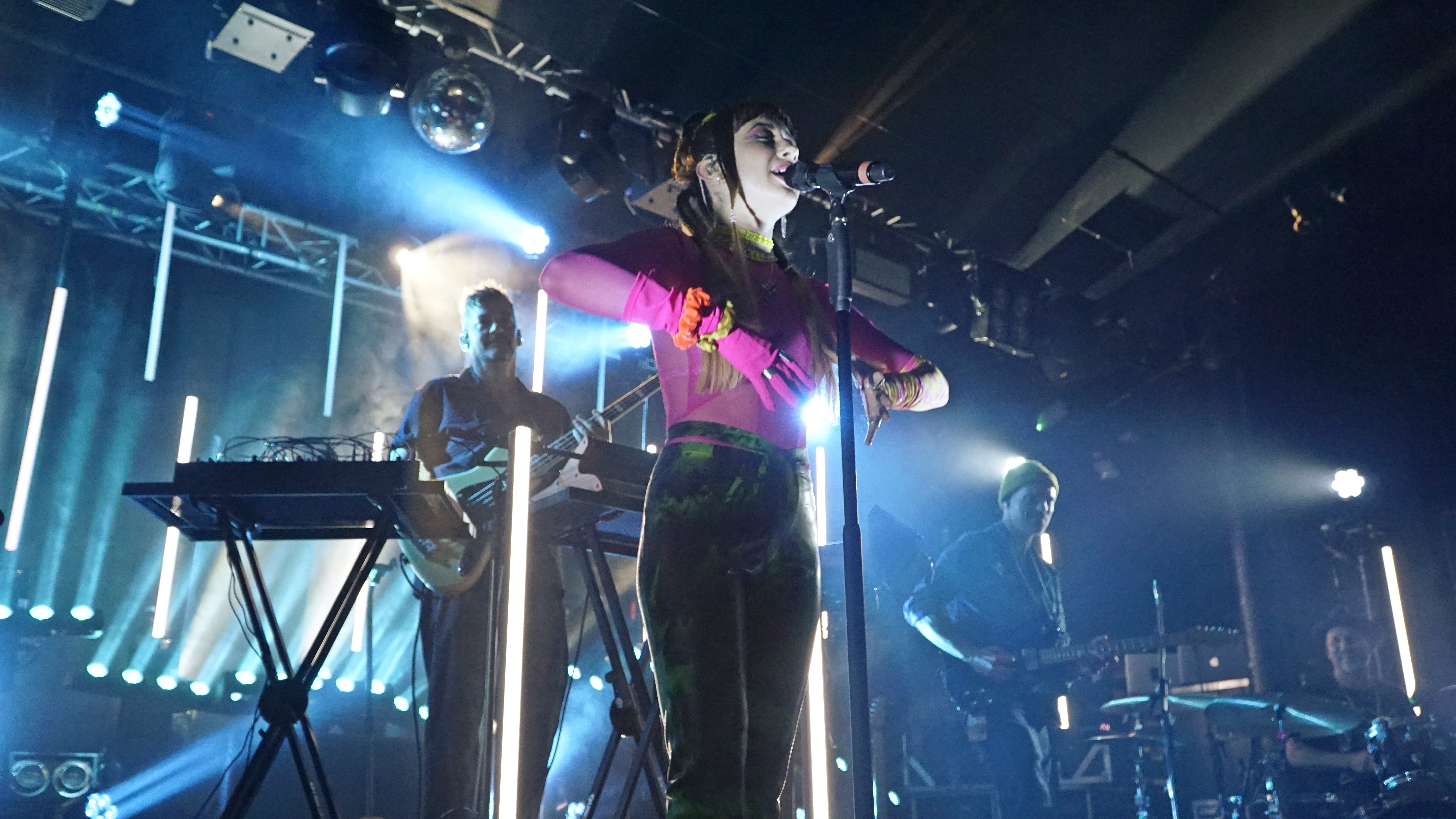 Bonobo performing live on stage