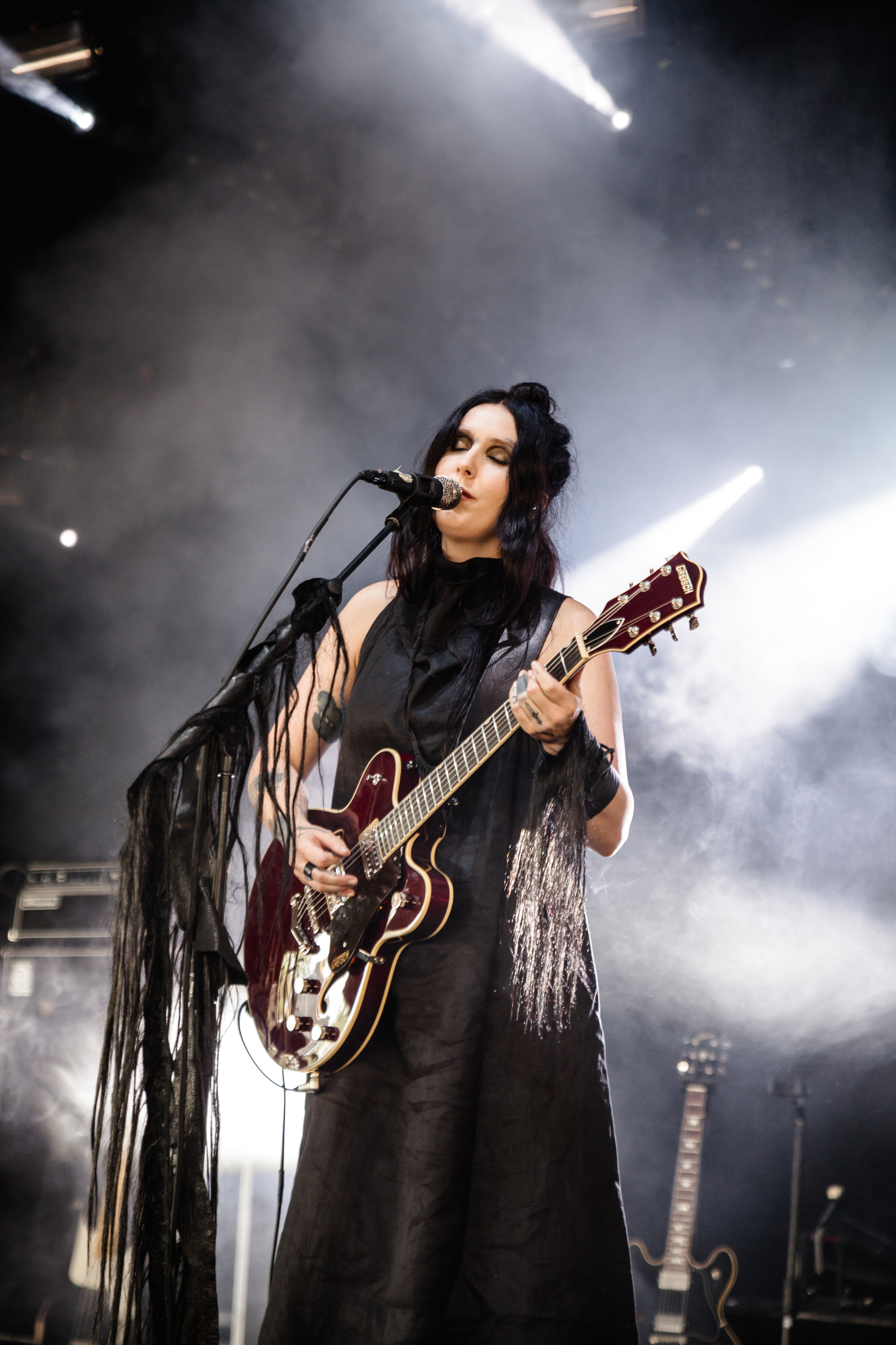 Chelsea Wolfe performing on stage