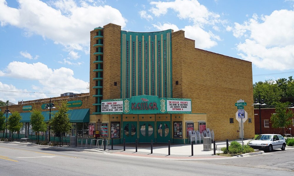 The Kessler Theater exterior, venue for the New Constellations show