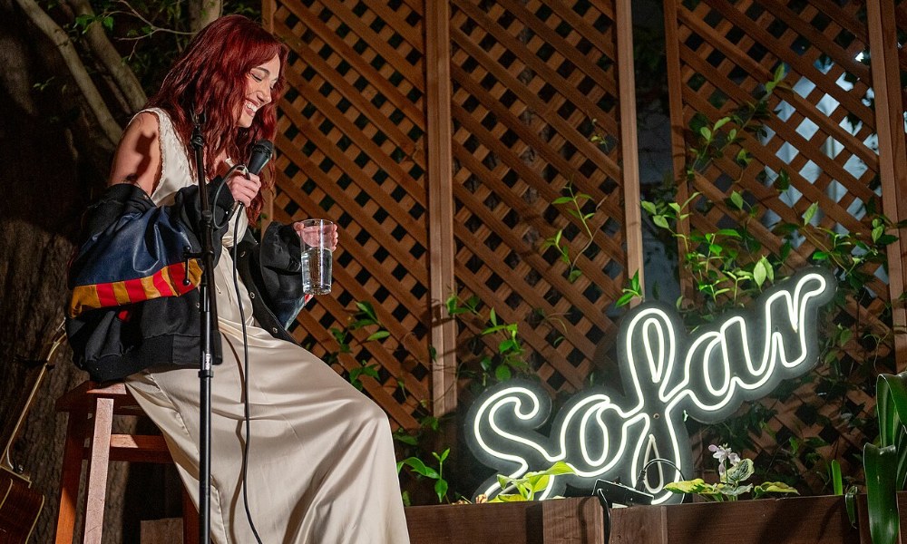 Olivia O'Brien performing live before her Dallas concert
