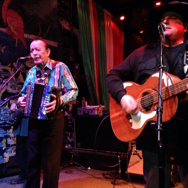 Austin: Flaco Jiménez at the Flamingo Cantina
