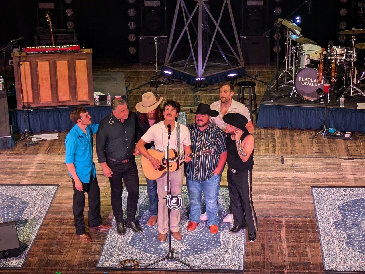 Flatland Cavalry on stage in 2024