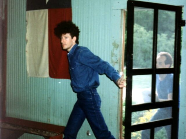 A young Lyle Lovett comes into Gruene Hall