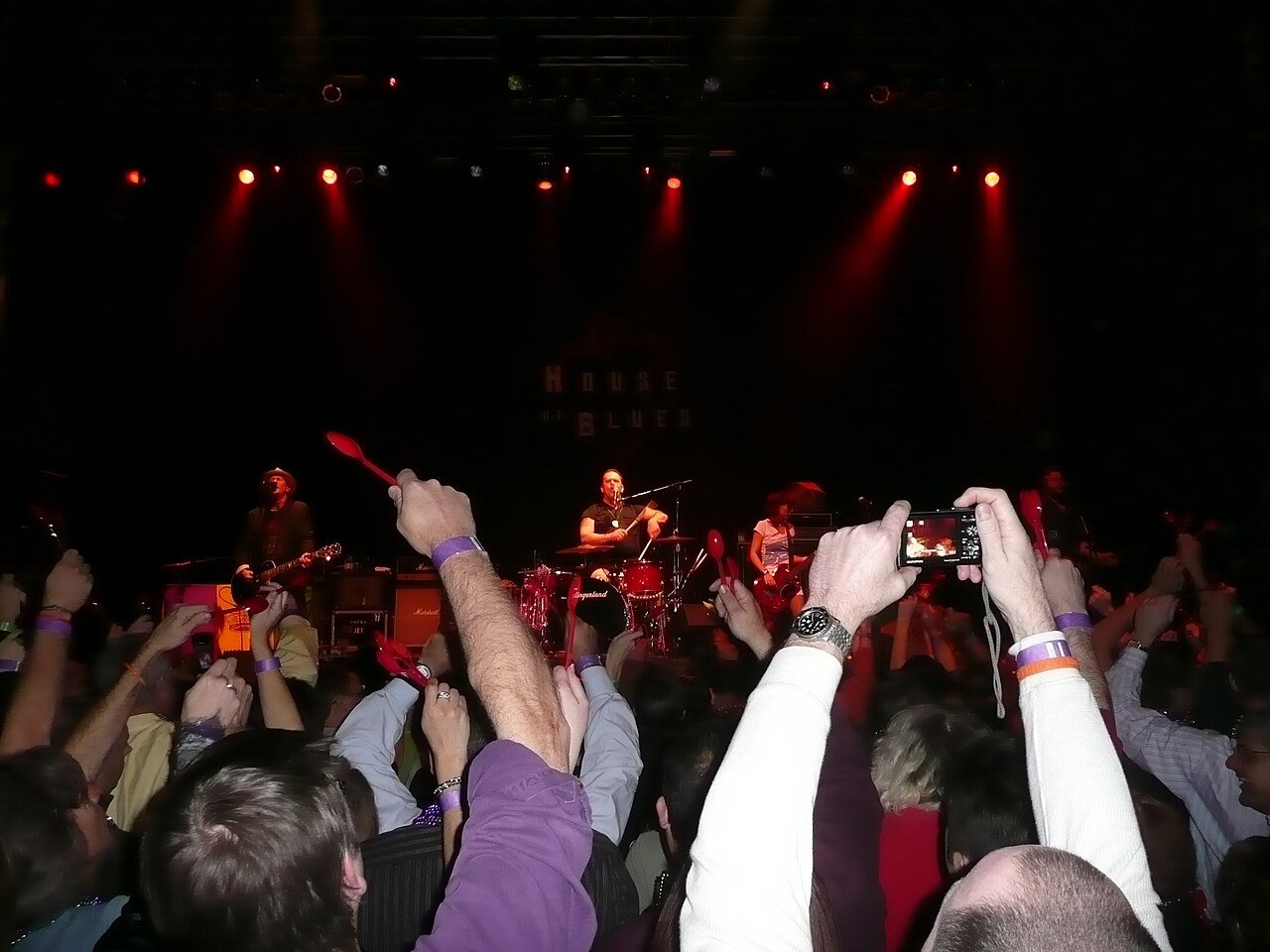 A crowd at House of Blues Houston