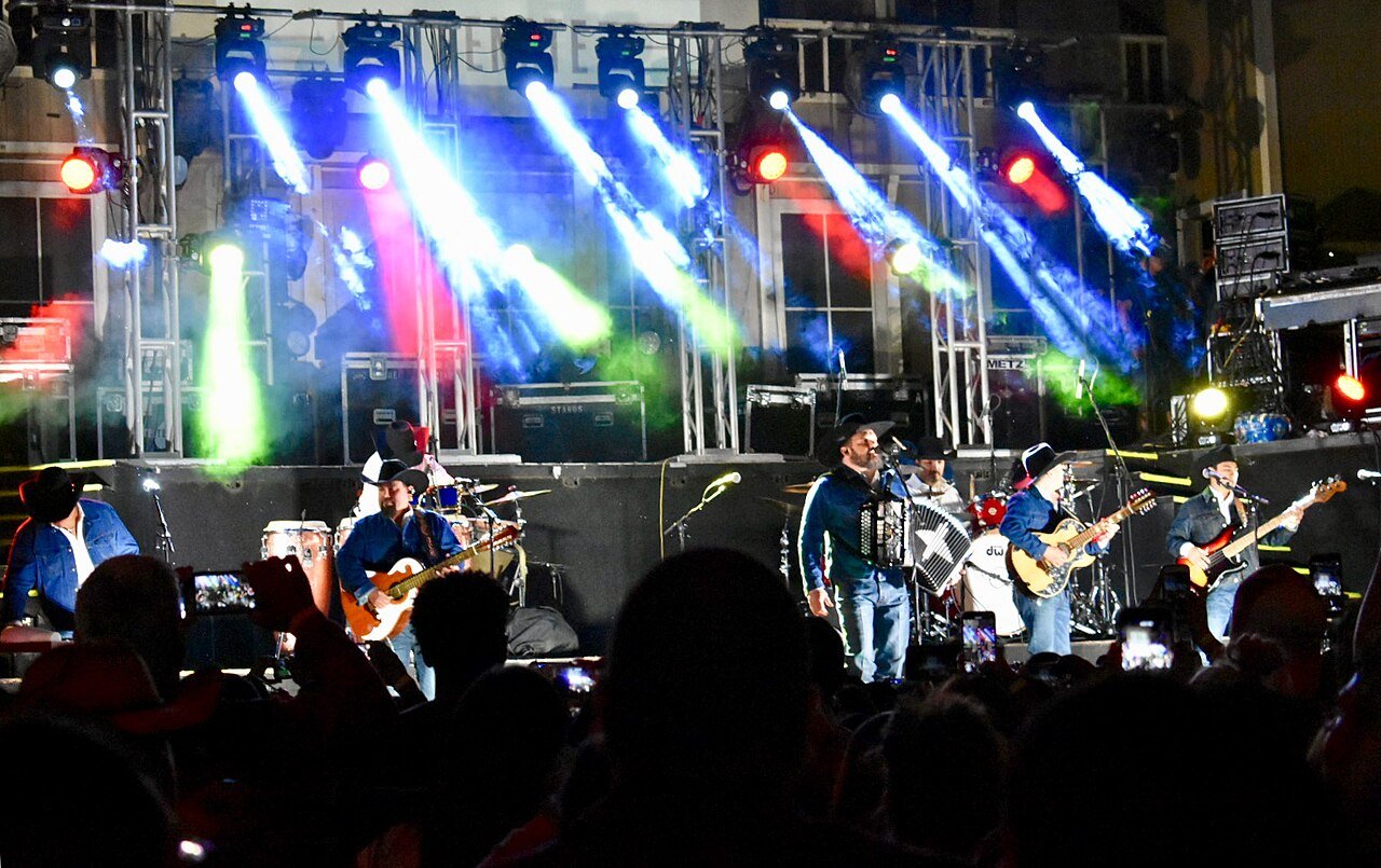 Intocable performing in San Antonio in 2018