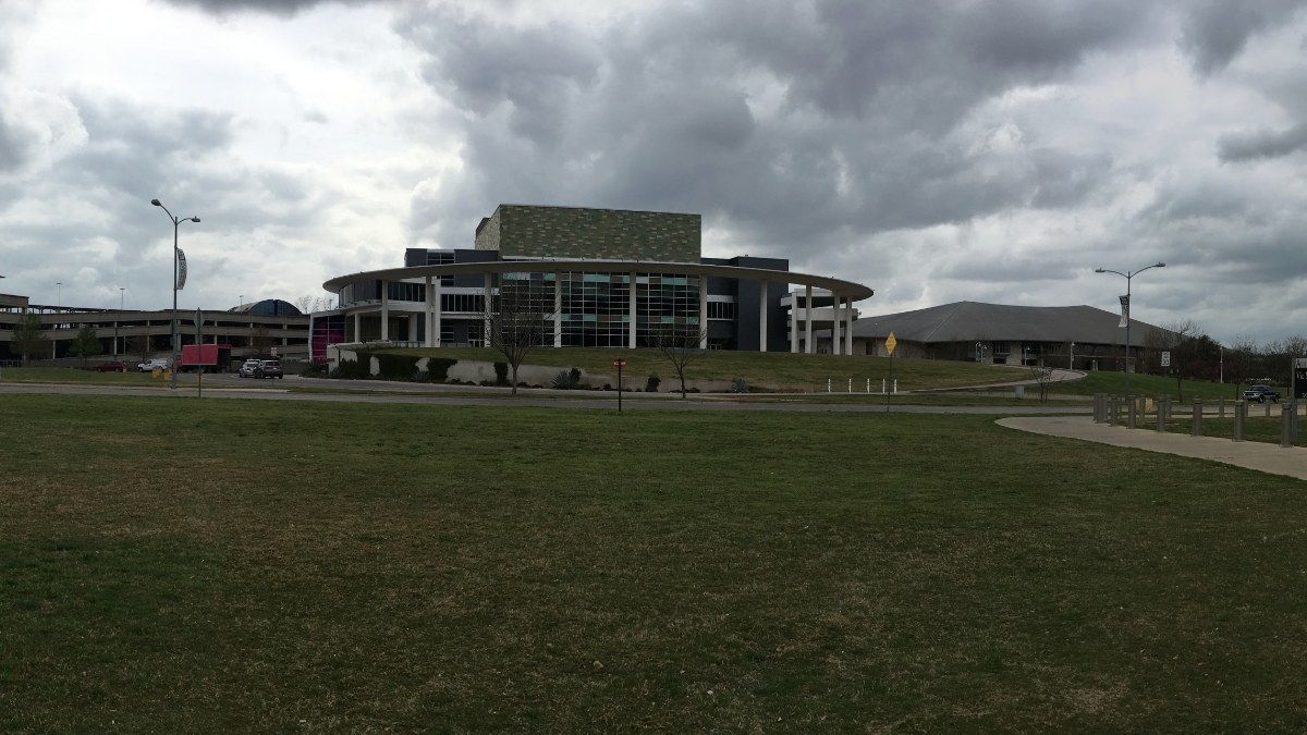 The Long Center for the Performing Arts on Lady Bird Lake in Austin, Texas
