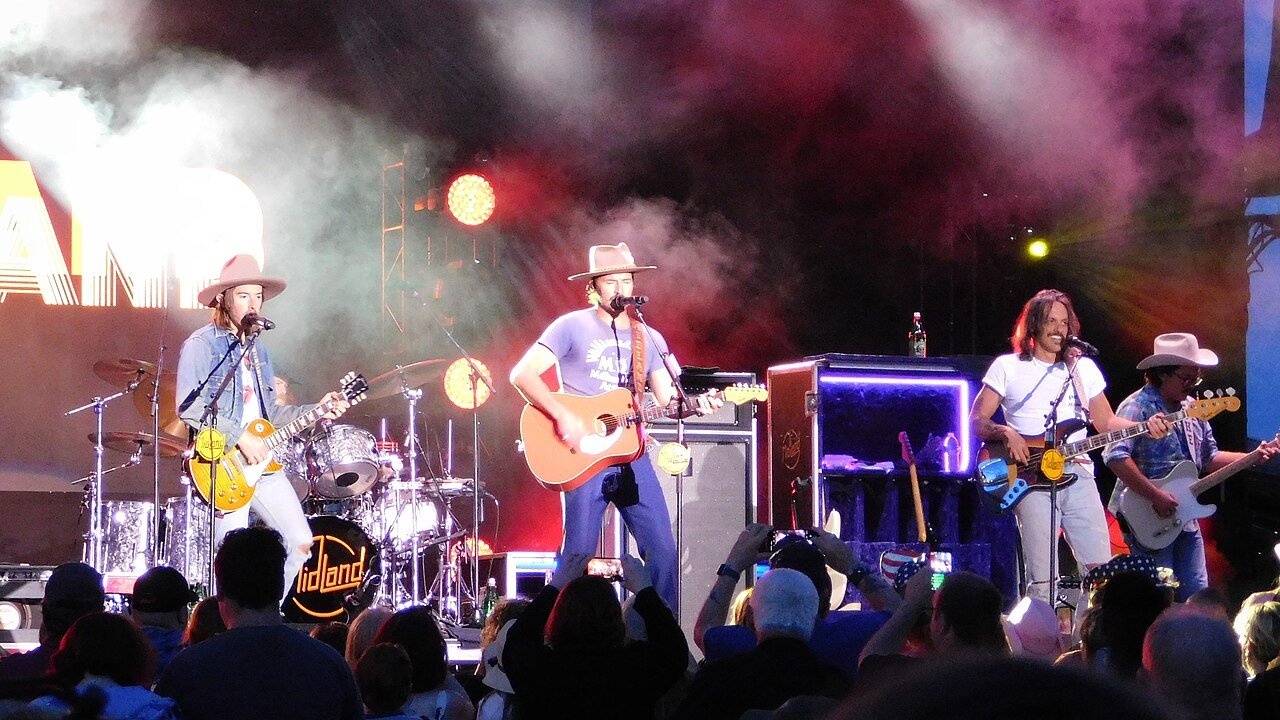 Country band Midland performing at the New York State Fair in 2019