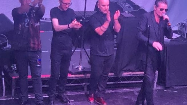 Nitzer Ebb performing live