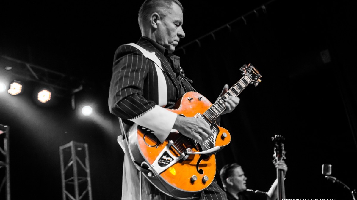 Reverend Horton Heat performing live
