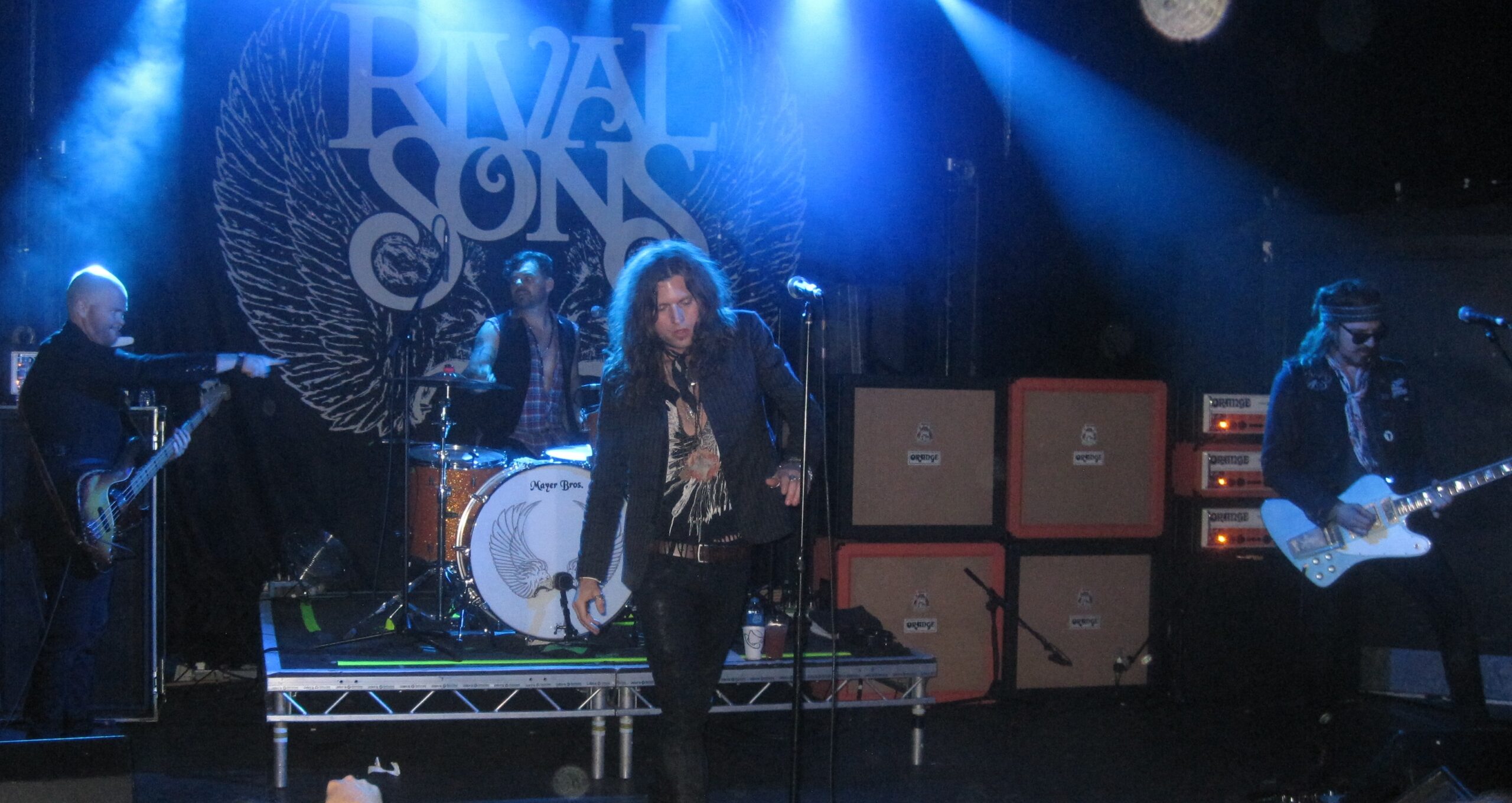 Rival Sons performing on stage
