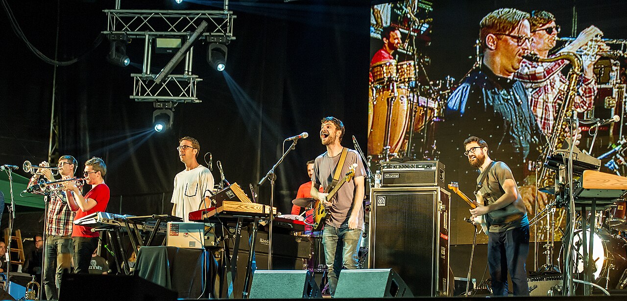 Snarky Puppy performing live at Heineken Jazzaldia in 2016