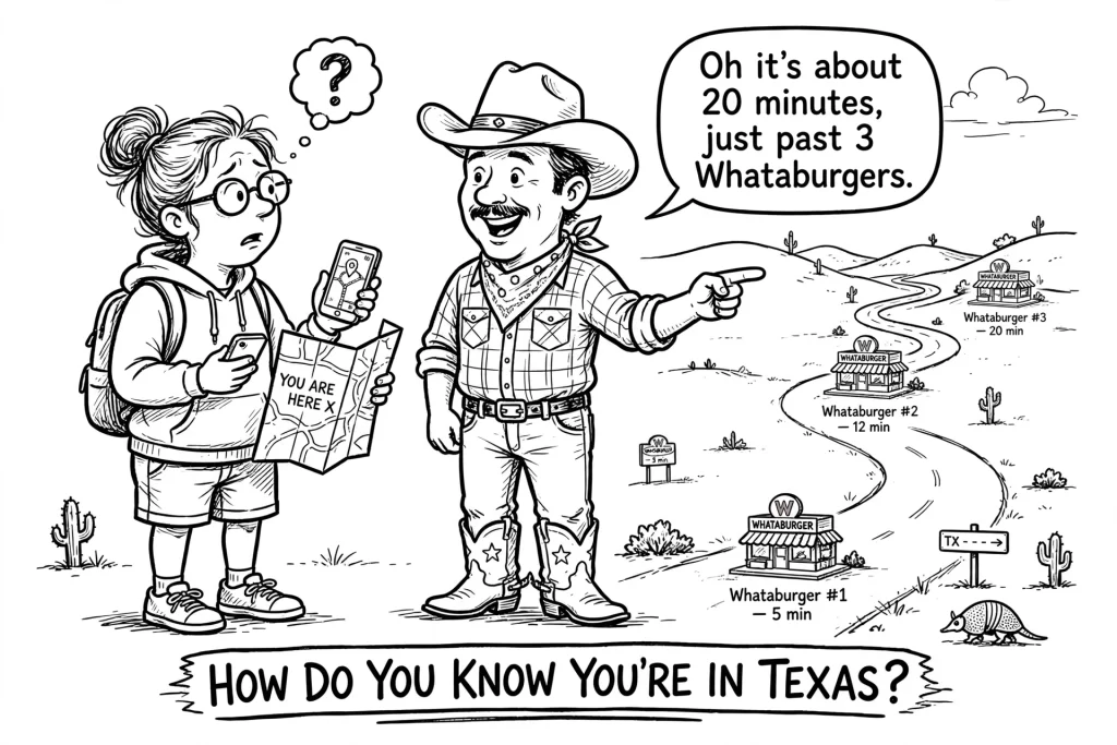 [Bad] Joke of the Day: How do you know you’re in Texas?